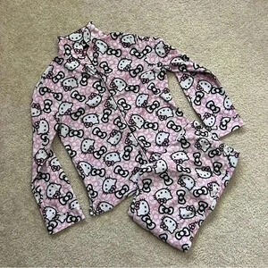 Hello Kitty Sleepwear By Sanrio Teen/Girls Size XL Pajamas PJs Set Polyester